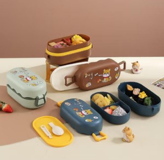 double-layer bento lunch