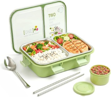 Bento 2 compartment office lunch box