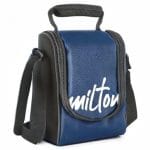 milton tasty 3 lunch box with insulated fabric jacket, 3 stainless steel containers (210 ml, 340 ml, 500ml), leak proof tiffin for office, college, picnic, red